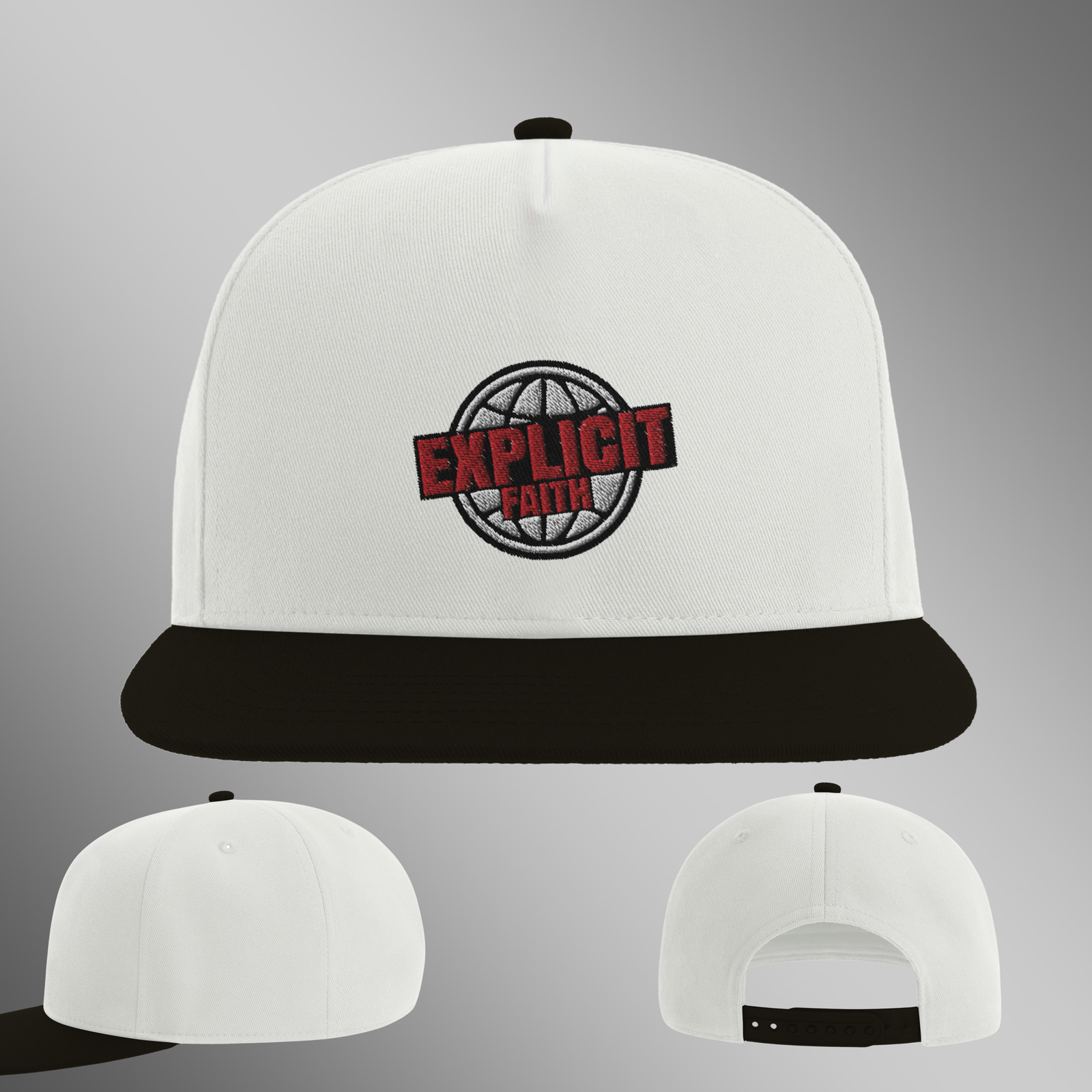 CAPPELLO EXPLICIT FAITH CON RICAMO